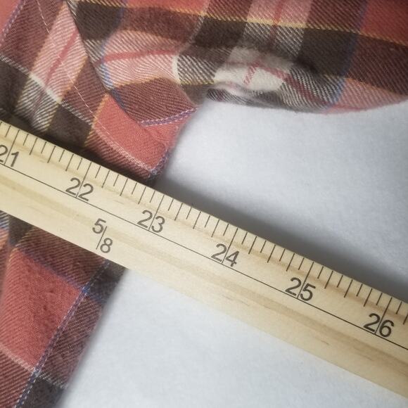 Lauren Ralph Lauren Vintage Plaid Flannel Shacket Work Shirt, Size L - Picture 8 of 11